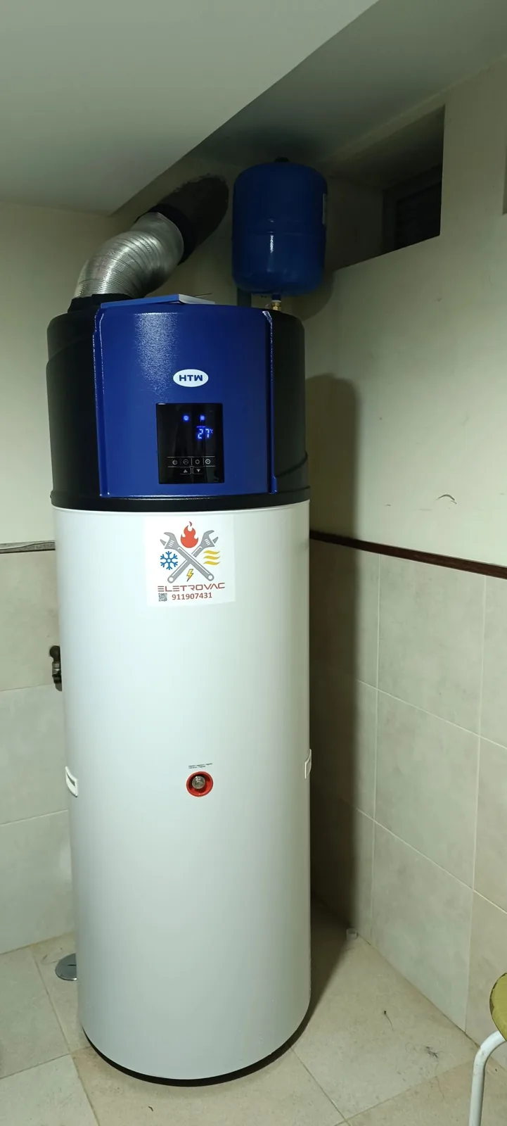 Bomba de calor para produção de águas quentes